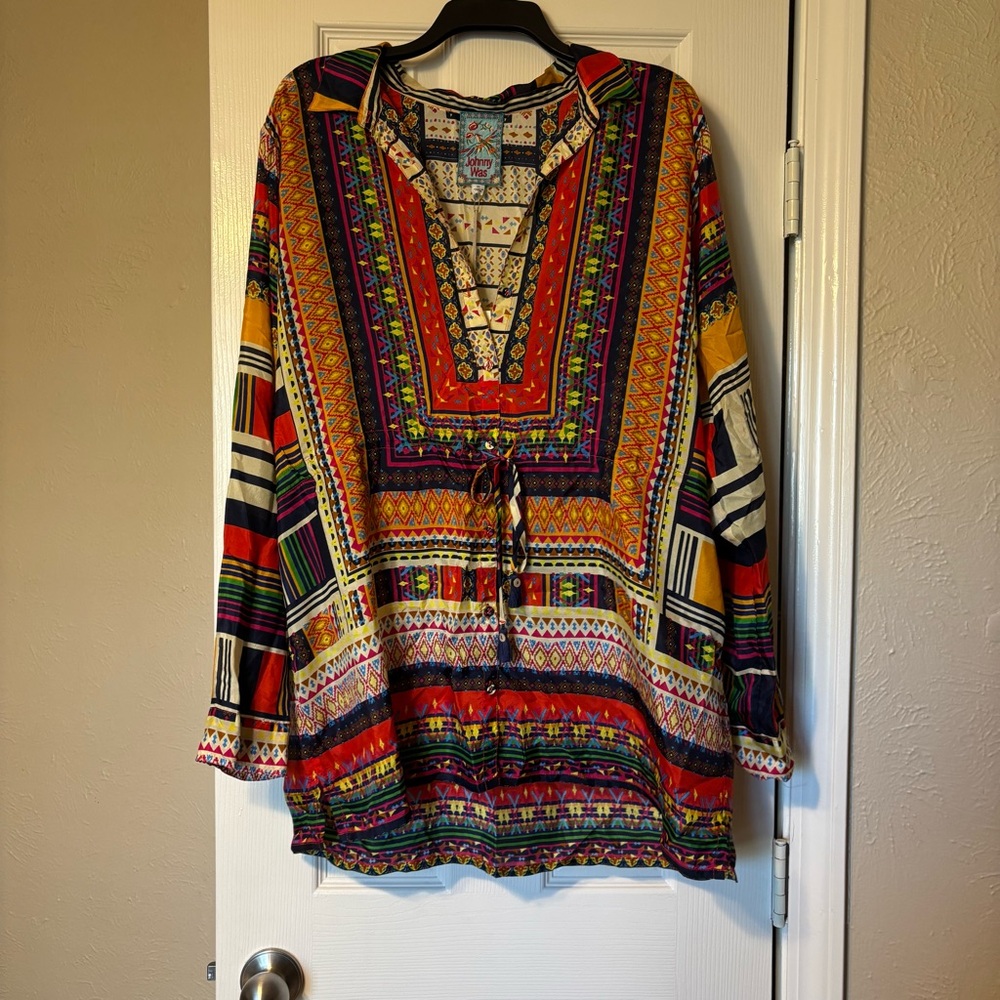 Johnny Was Multicolor Shelby Boho Tunic